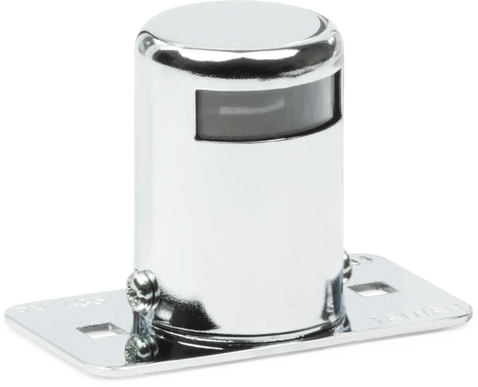 Clear Chrome on Steel License Plate Light