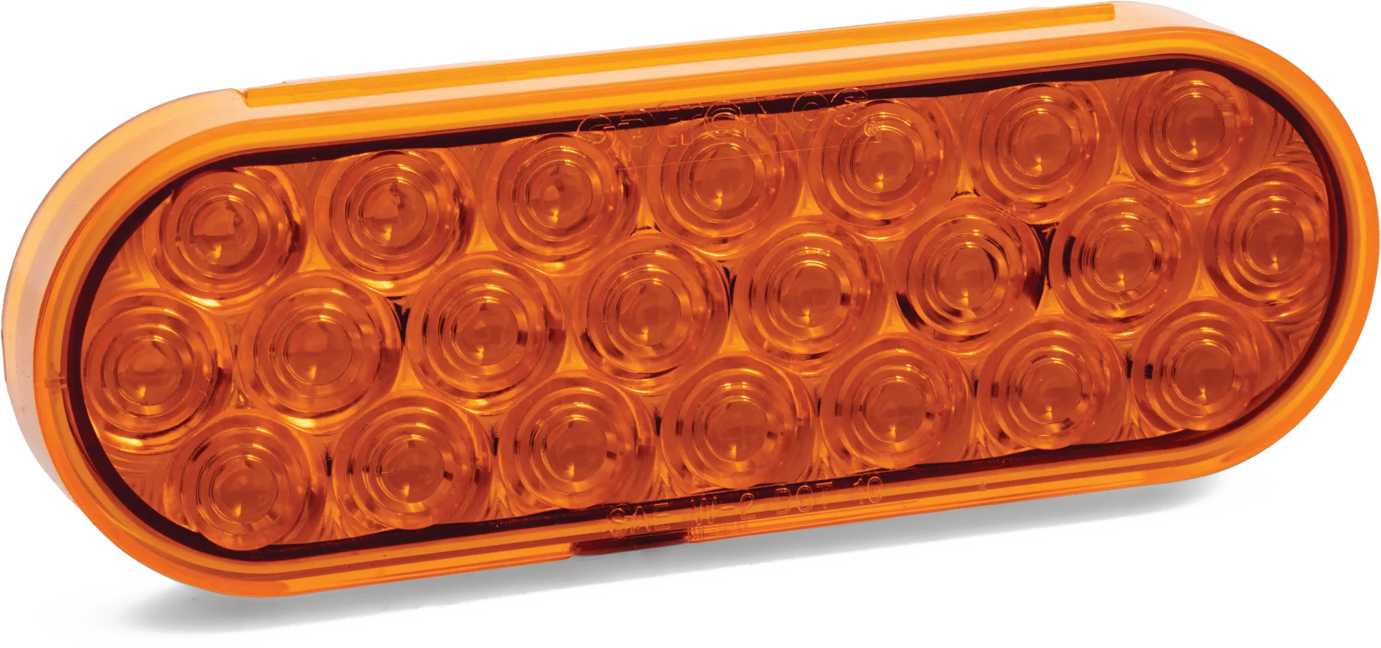6" Oval LED (Flashing Warning Lamp)