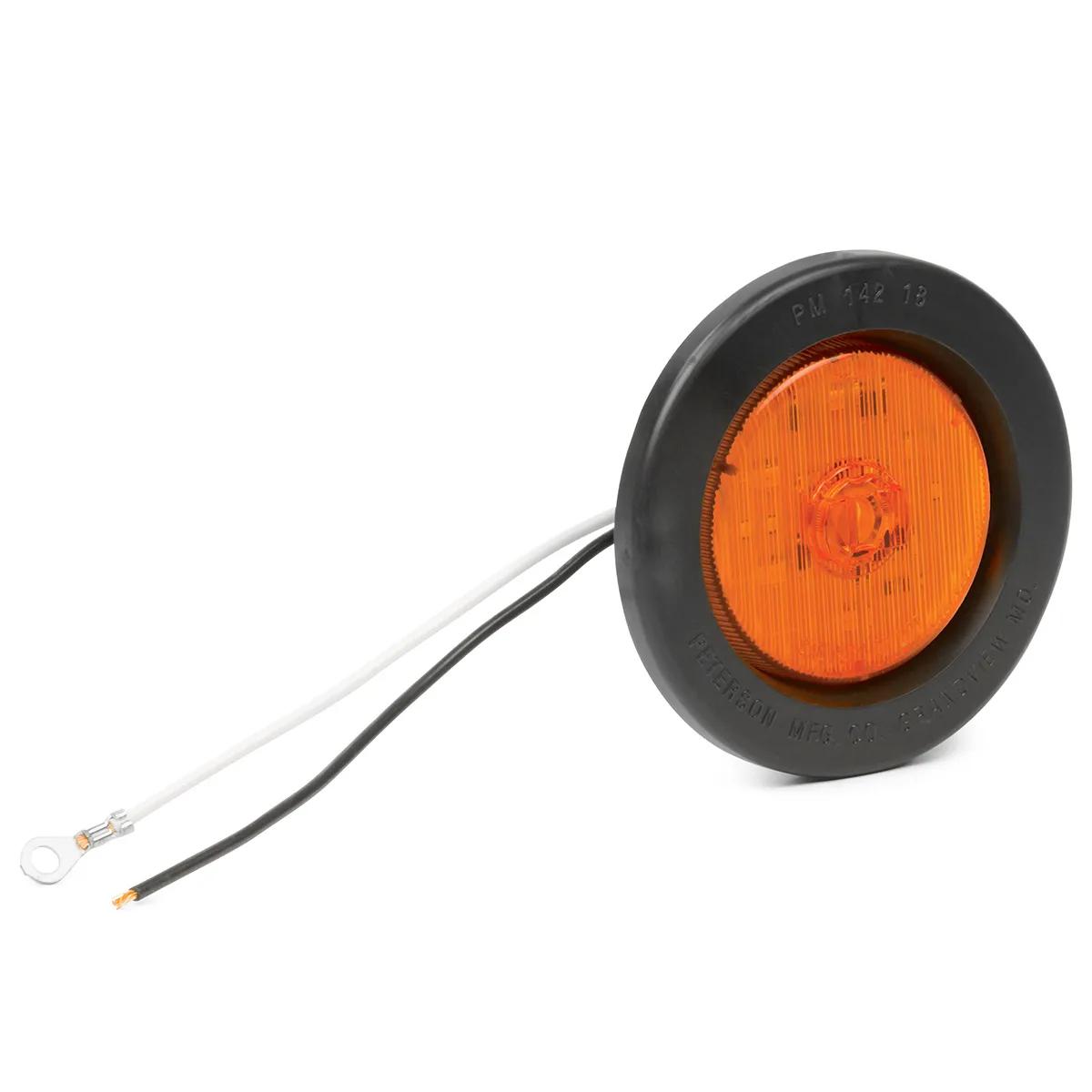 Black Grommet LED Round Sealed Clearance Kits (2.5")