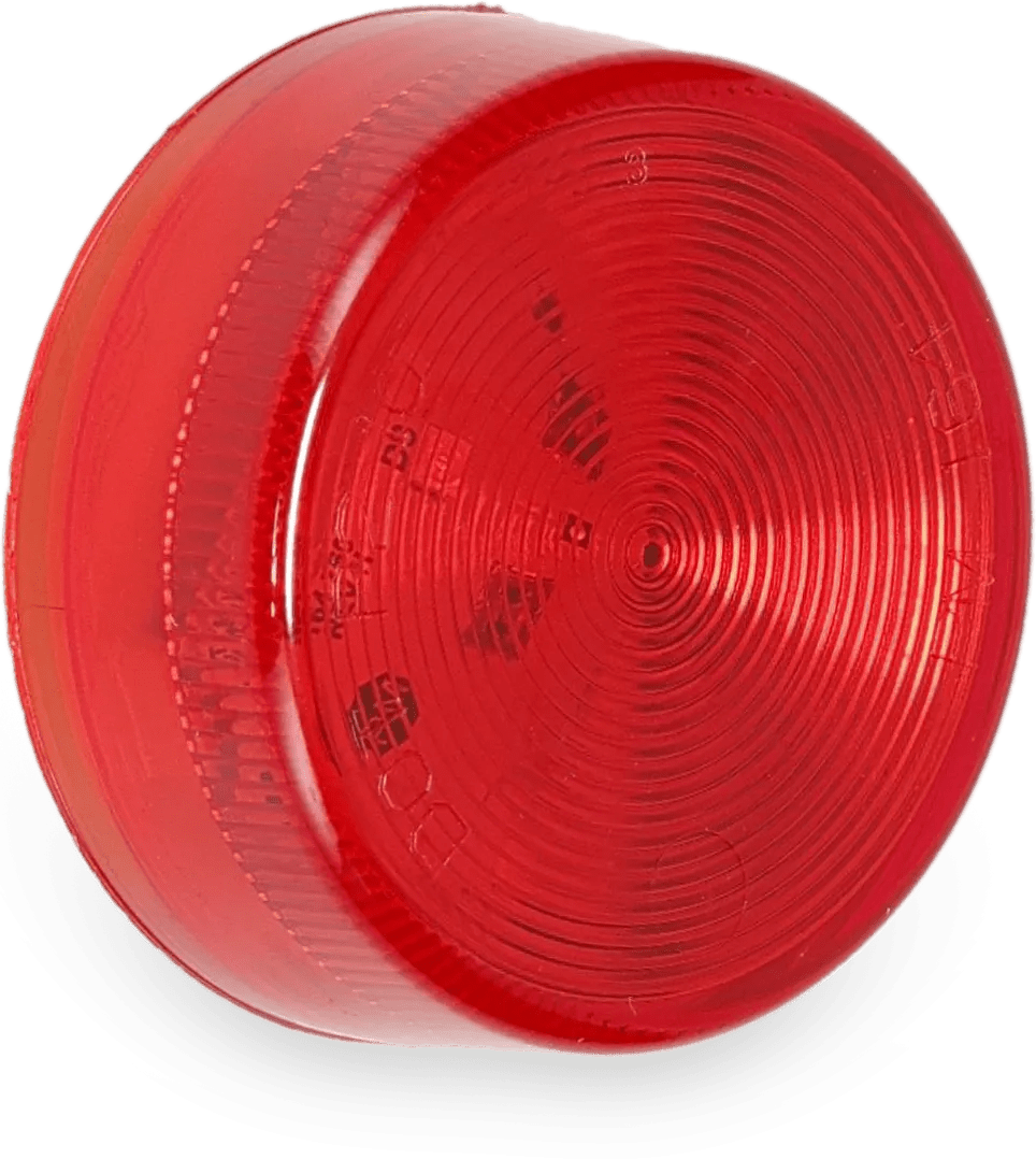 2" Red Peterson® Round LED Clearance/Marker Light - Lamp Only