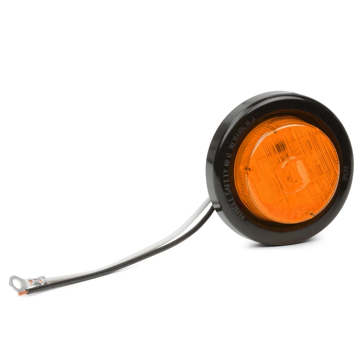 Black Grommet LED Round Sealed Clearance Kits (2")