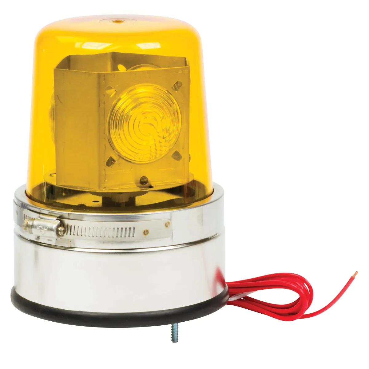 Amber Revolving Auxiliary Light - Permanent Mount