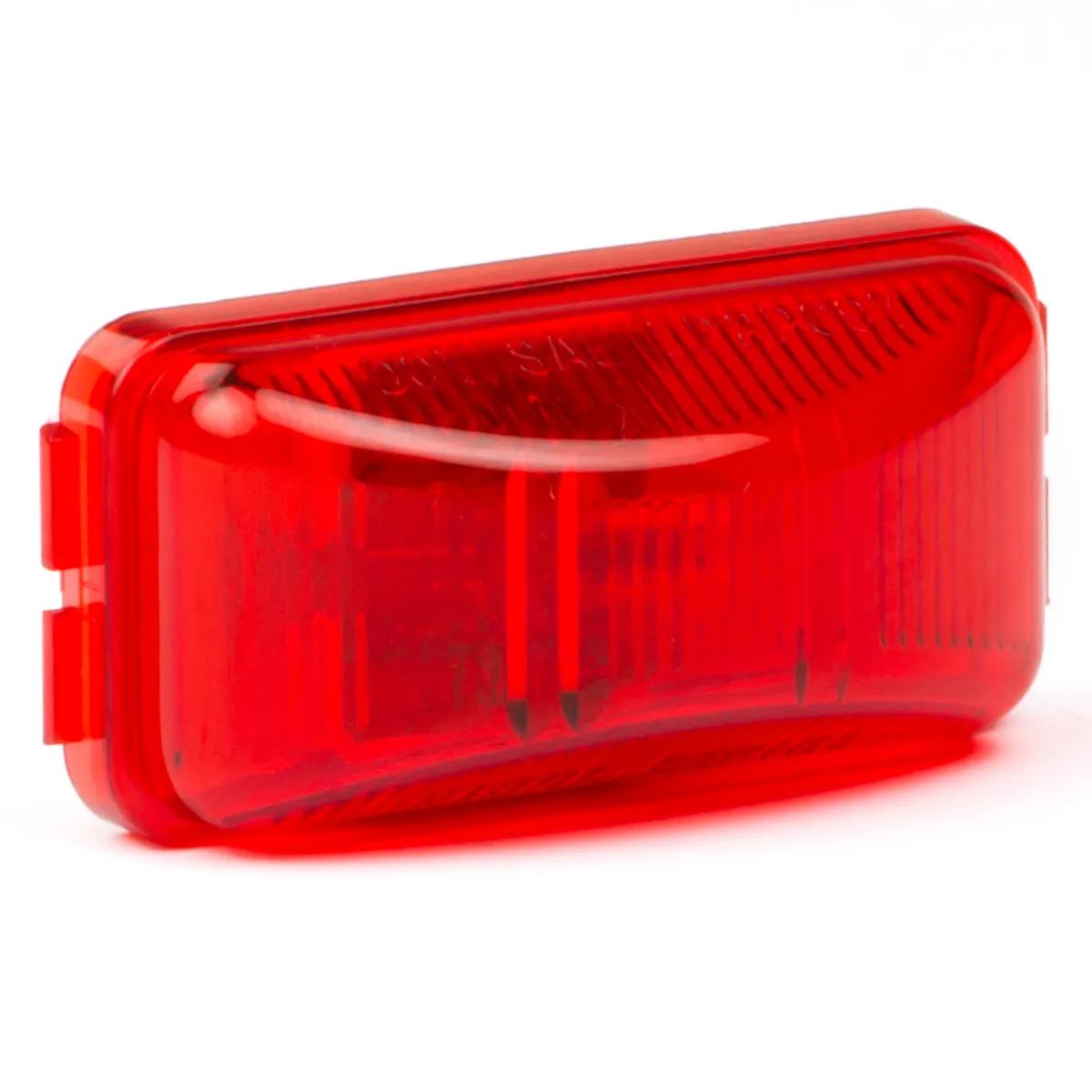 Rectangular Red 1-Bulb Sealed Lamp