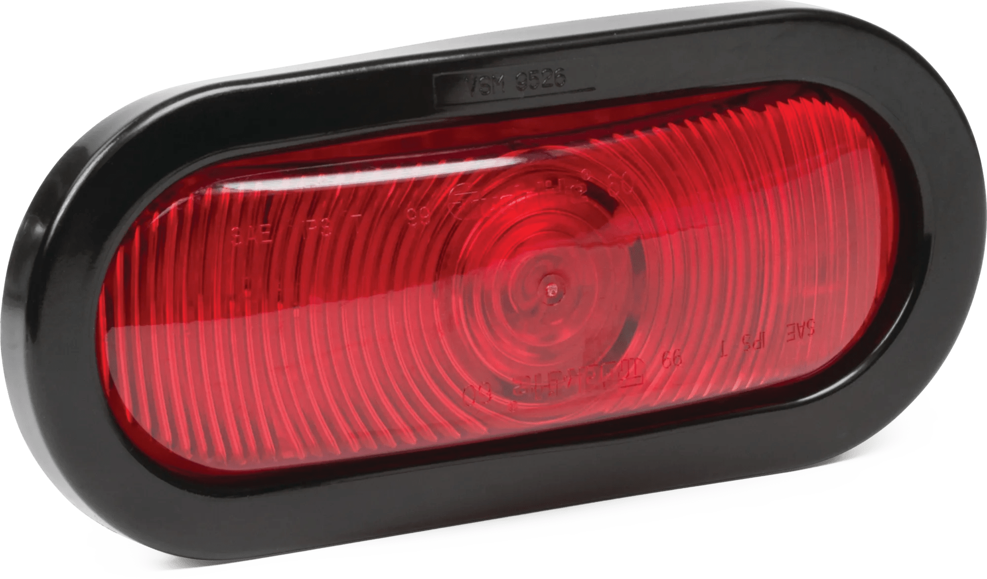6" 1-Bulb Red Sealed Lamp