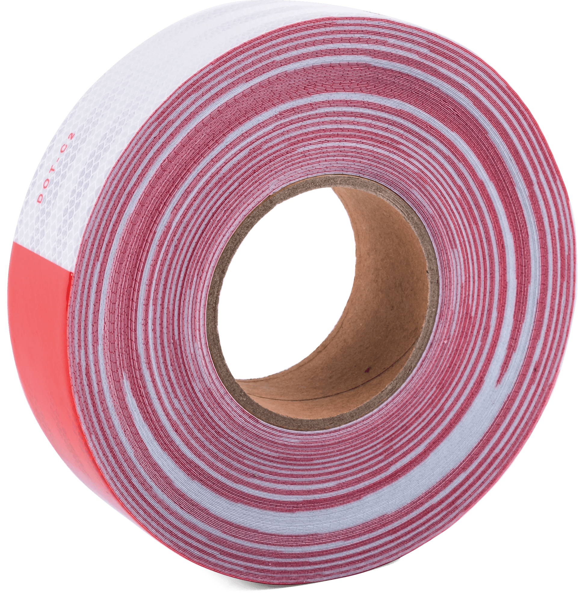 Reflective Truck Tape Red/White 150' Roll