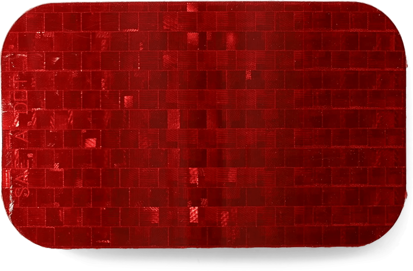 2" x 3-1/2" Red Self-Adhesive Reflectors