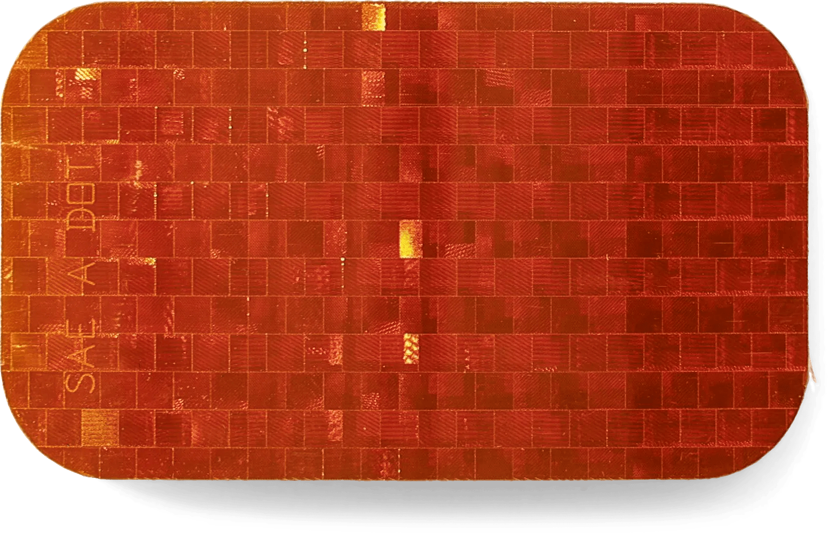 2" x 3-1/2" Amber Self-Adhesive Reflectors