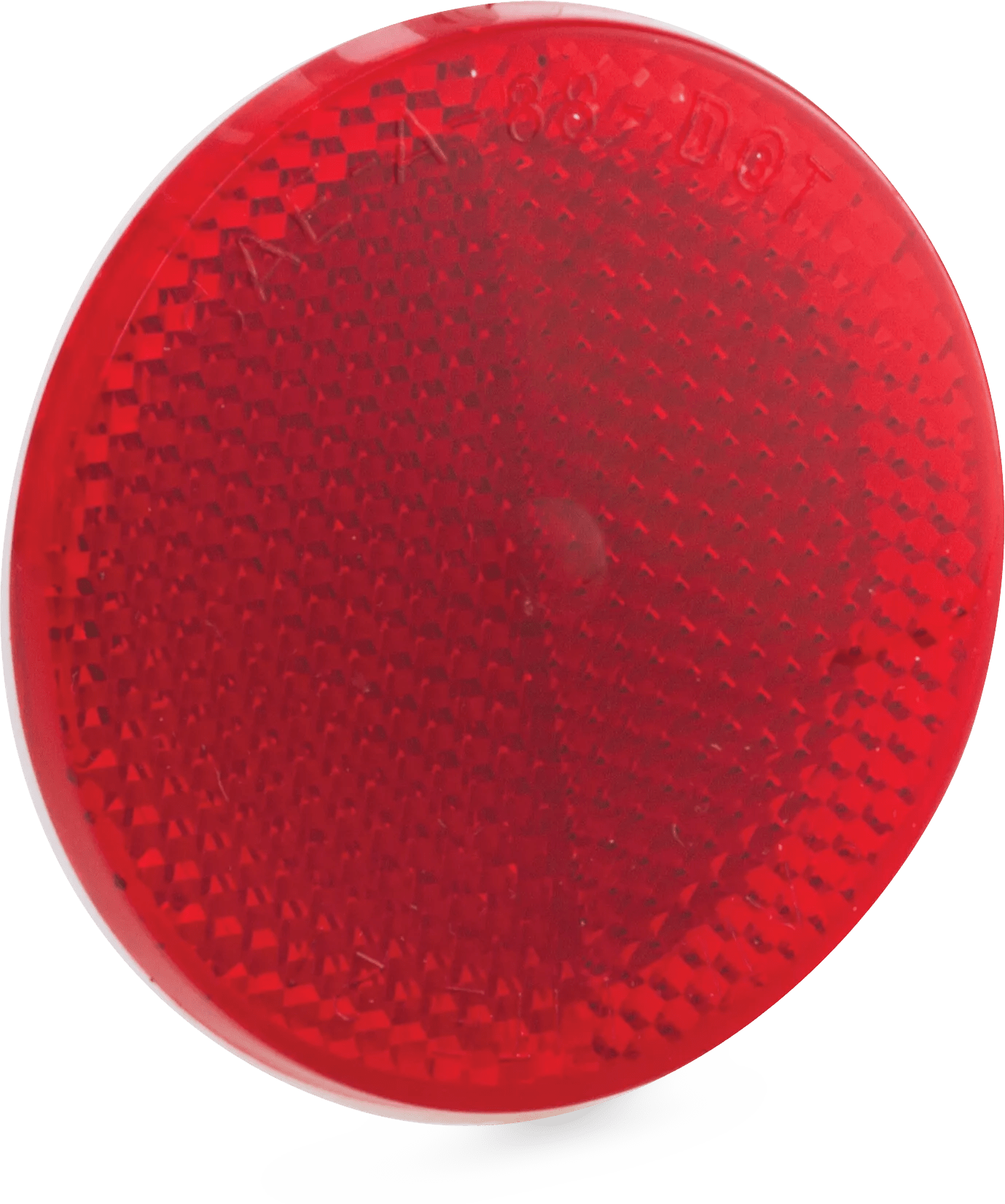 2" Red Adhesive Reflector