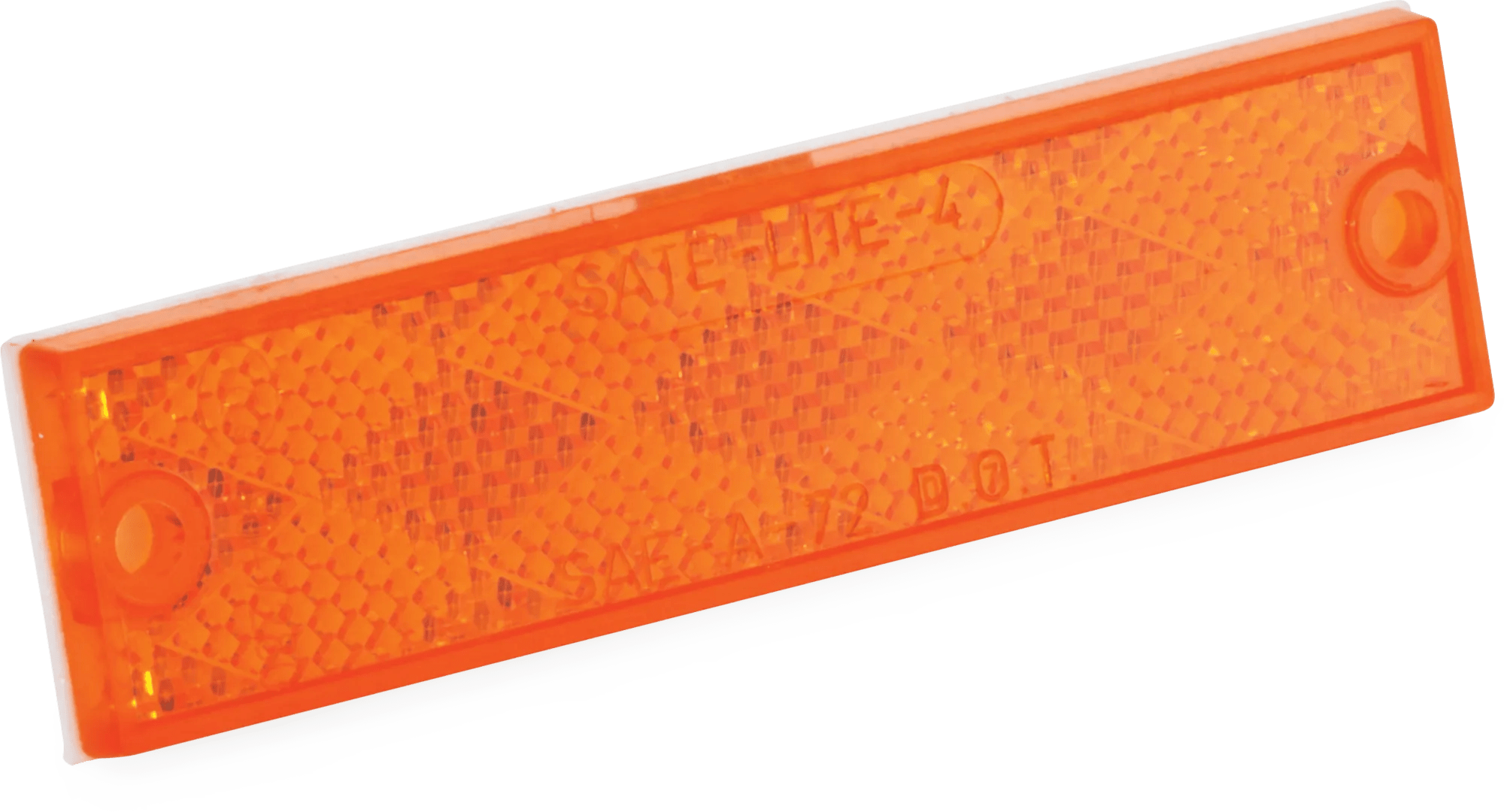 Amber Rectangle Reflector