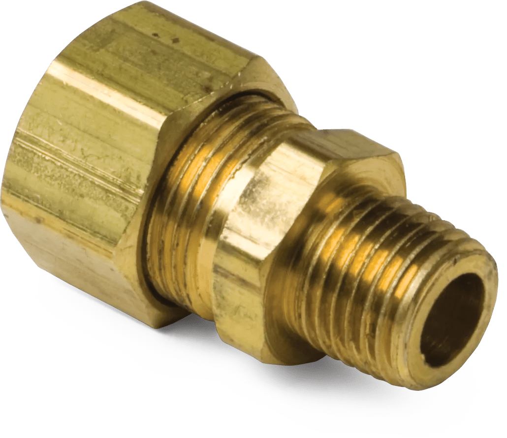 3/16" x 1/8" Selfalign® Brass Male Connector