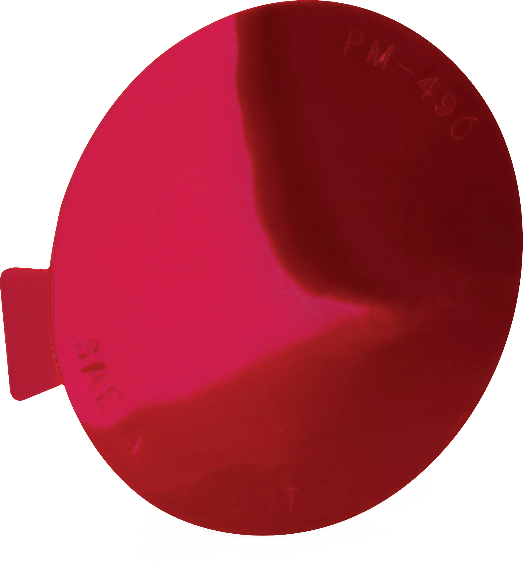 2-7/8" Red Wide Angle Reflector