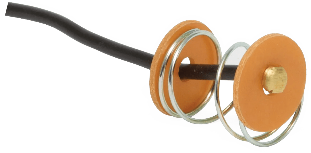 Single Contact Standard Base Phenolic Disc Pigtail - 5 Pack