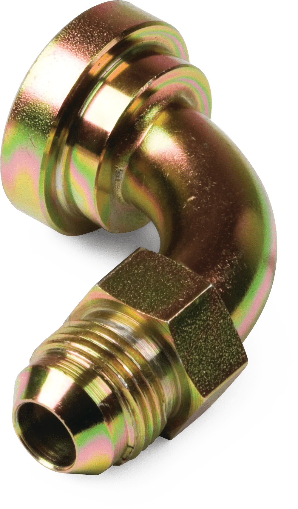 Split Flange (SAE Code 62) to Male SAE JIC 37° 90° Elbow Adapter