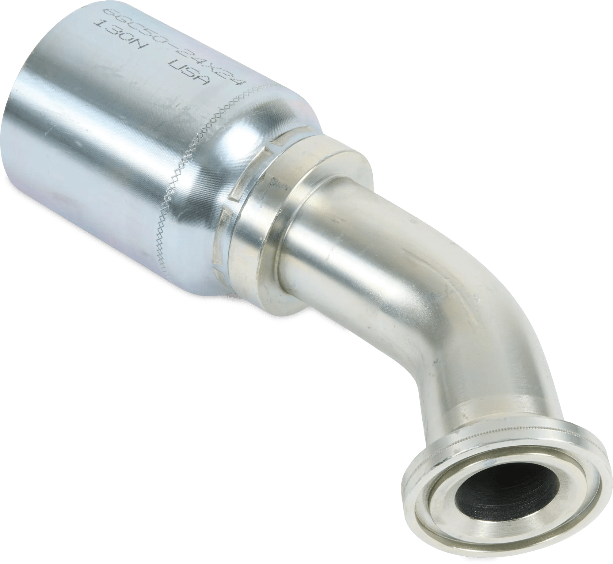 45° Elbow Split Flange (SAE Code 61) Hose Ends - 6K Series