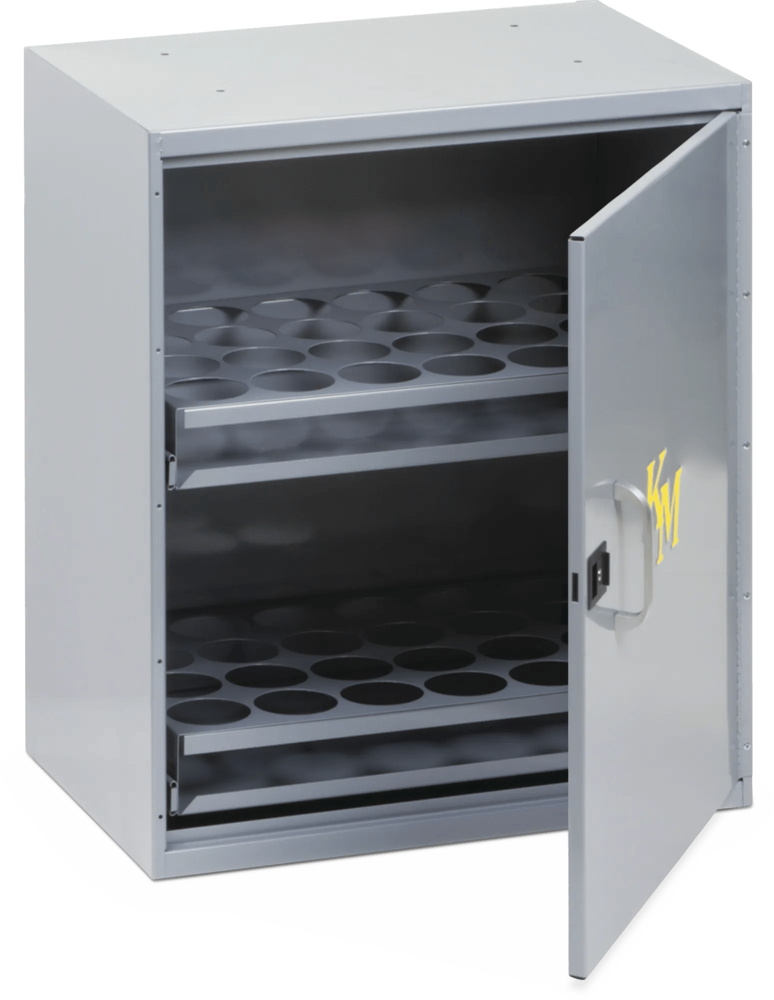 48-Can Aerosol Can Cabinet with Sliding Trays