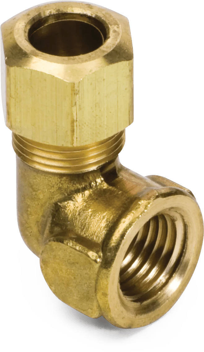 Brass Compression Female Elbows