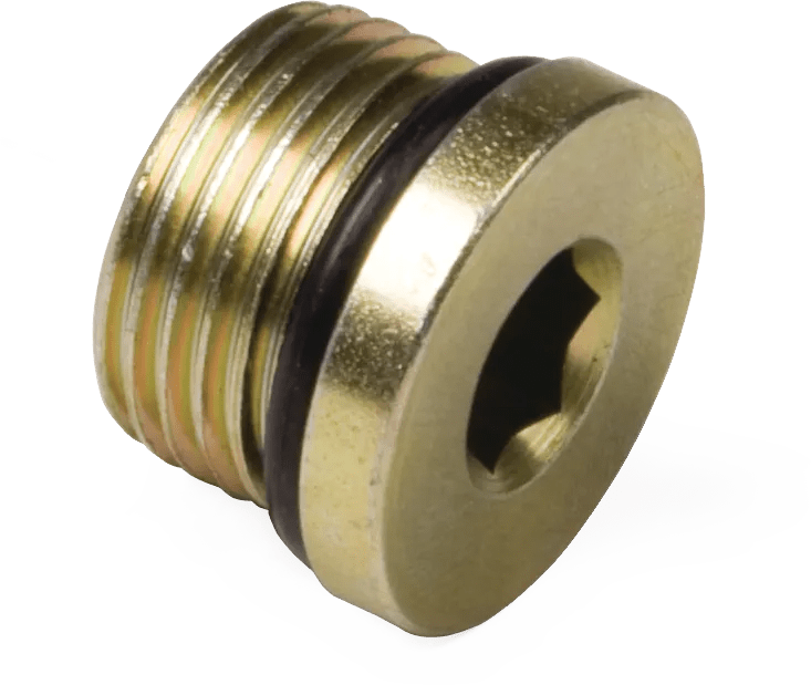 1/8" Straight Thread O-Ring Hex Socket Plug