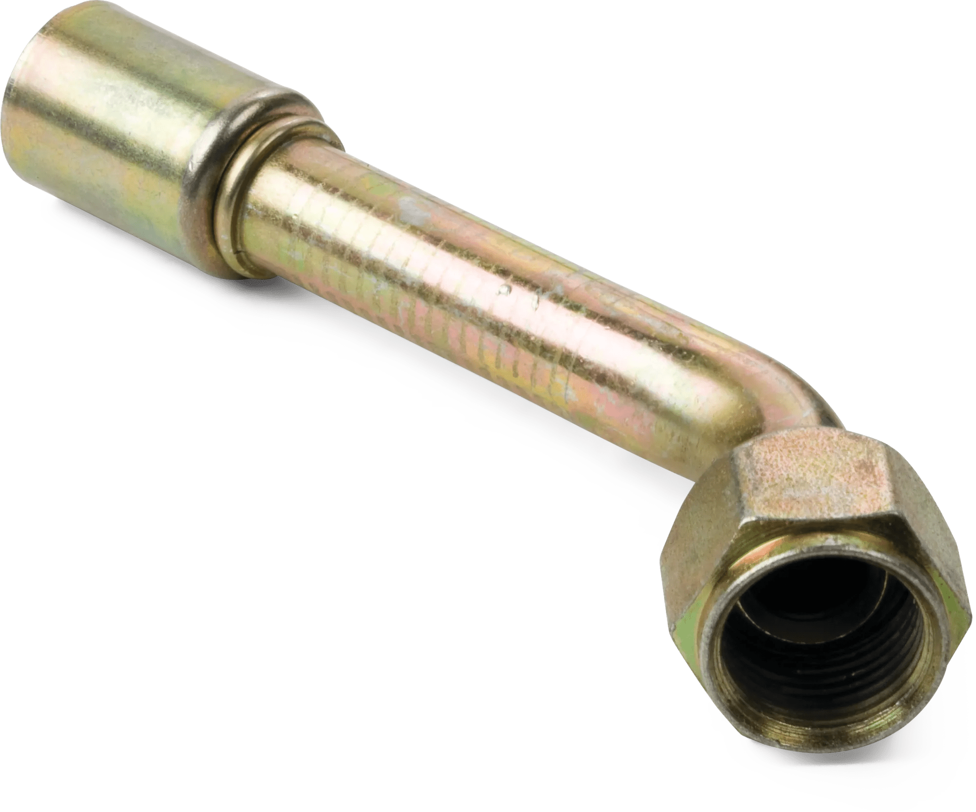 1/2" x 5/8" Female SAE 45° Flare Swivel 45° Elbow - 757 E Series