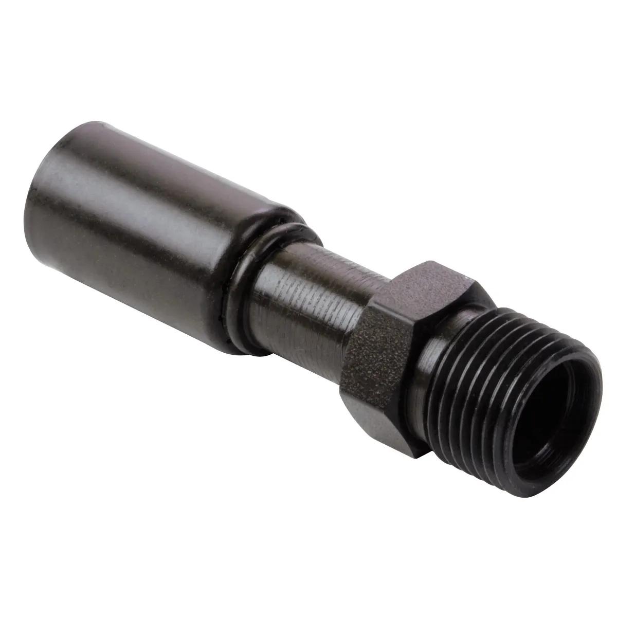 5/16" x 3/8" Bumped Tube O-Ring Male Rigid Hose End - 757 E Series