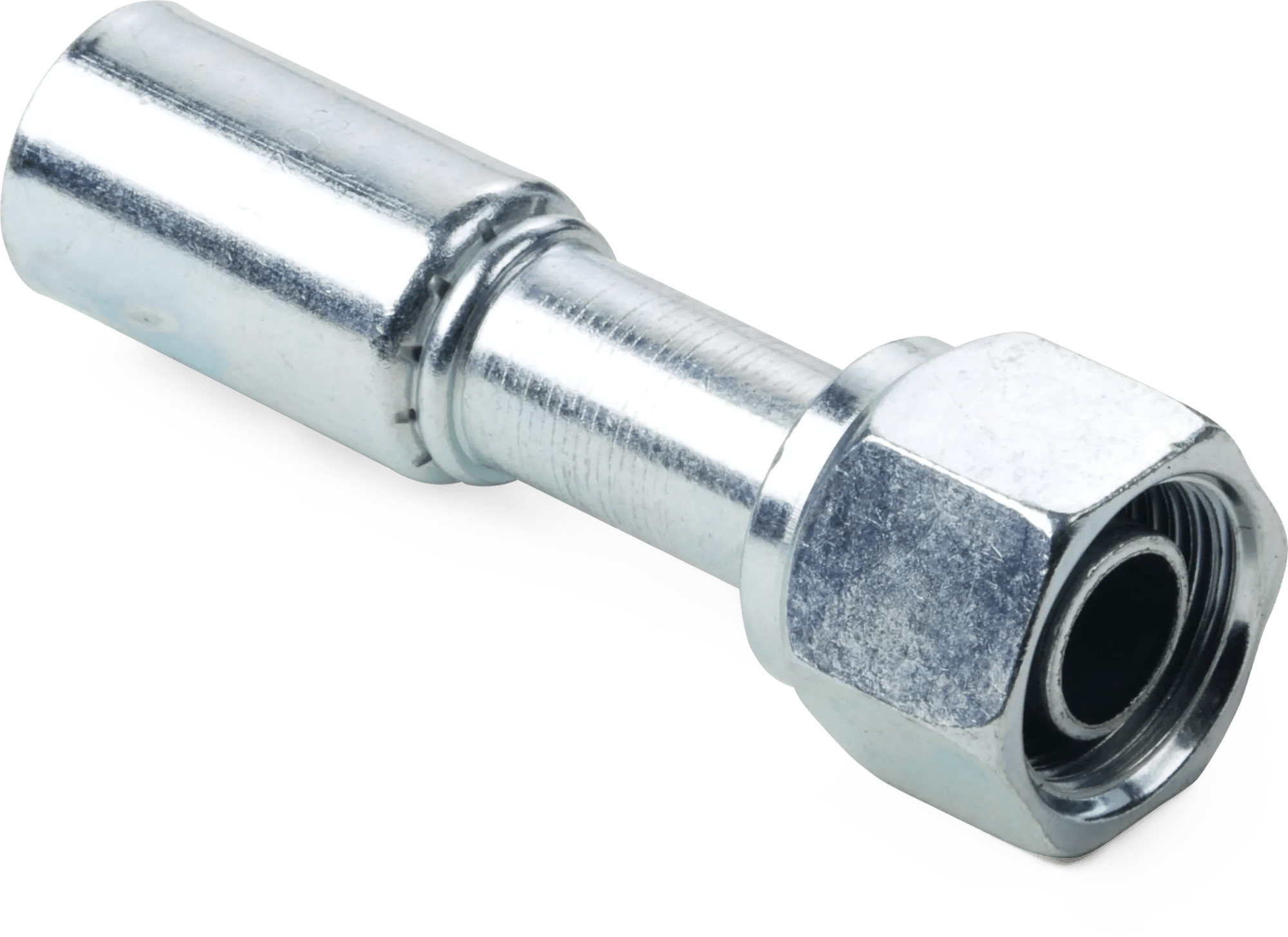 Bumped Tube O-Ring Female Swivel Hose End  - 757 E Series