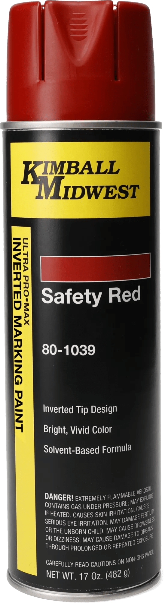 Safety Red Solvent-Based Inverted Marking Paint - 20 oz. Can