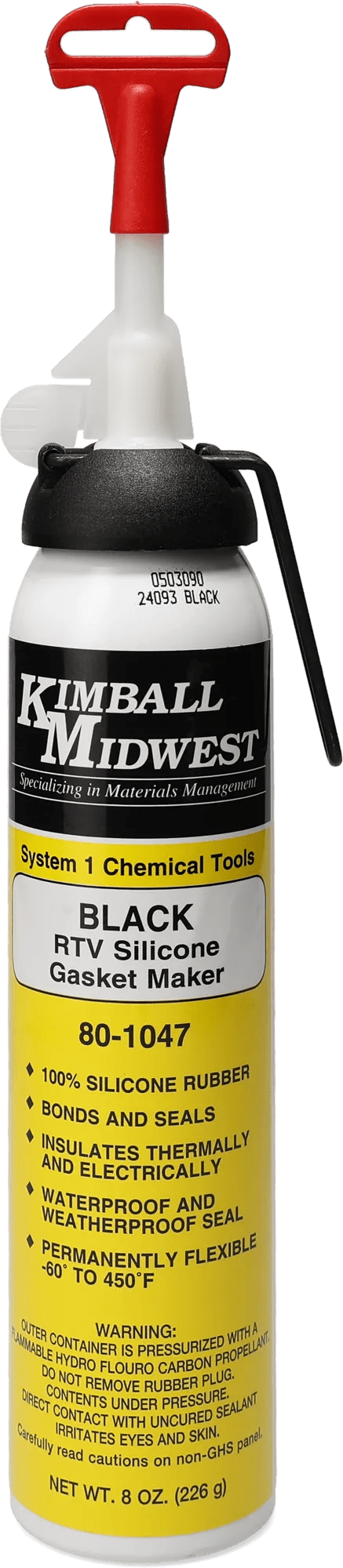 Black Ultra-Can™ RTV Original Formula Silicone Gasket - Maker & Sealant
