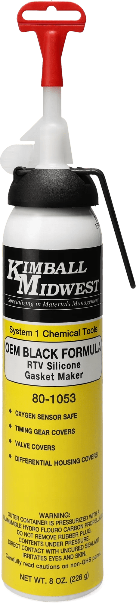 Black Ultra-Can™ RTV Low Volatile Formula Silicone Gasket - Maker & Sealant