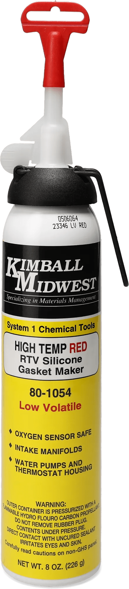 High Temp Red Ultra-Can™ RTV Low Volatile Formula Silicone Gasket - Maker & Sealant