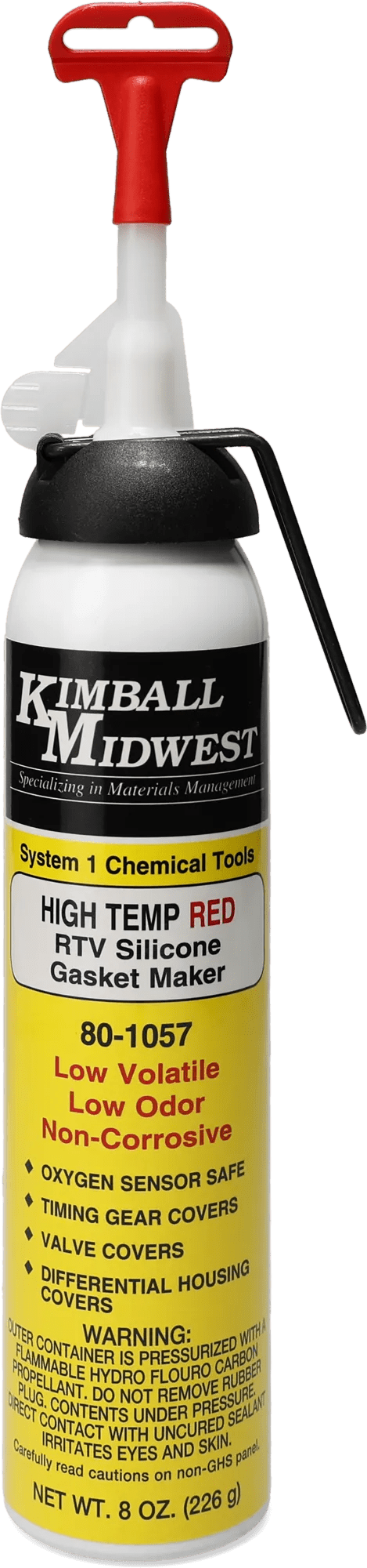 High Temp Red Ultra-Can™ RTV Low Volatile Low Odor Non-Corrosive Formula Silicone Gasket - Maker & Sealant