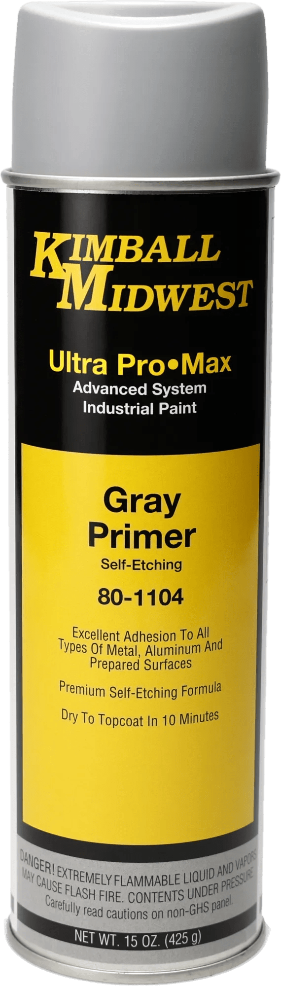 Gray Ultra Pro-Max Self Etching Primer - 20 oz. Can - 12 Pack