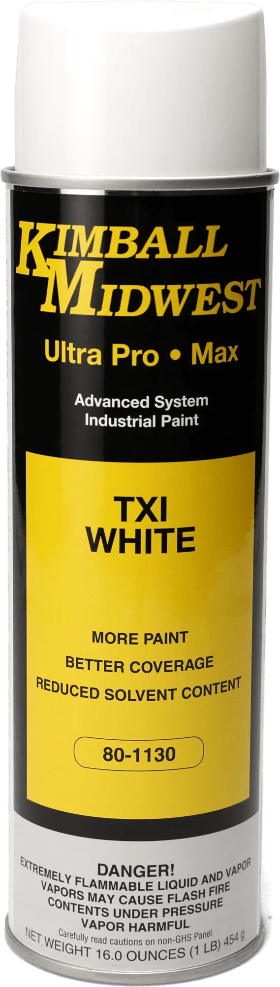 TXI White Ultra Pro•Max Oil-Based Enamel Spray Paint - 20 oz. Can