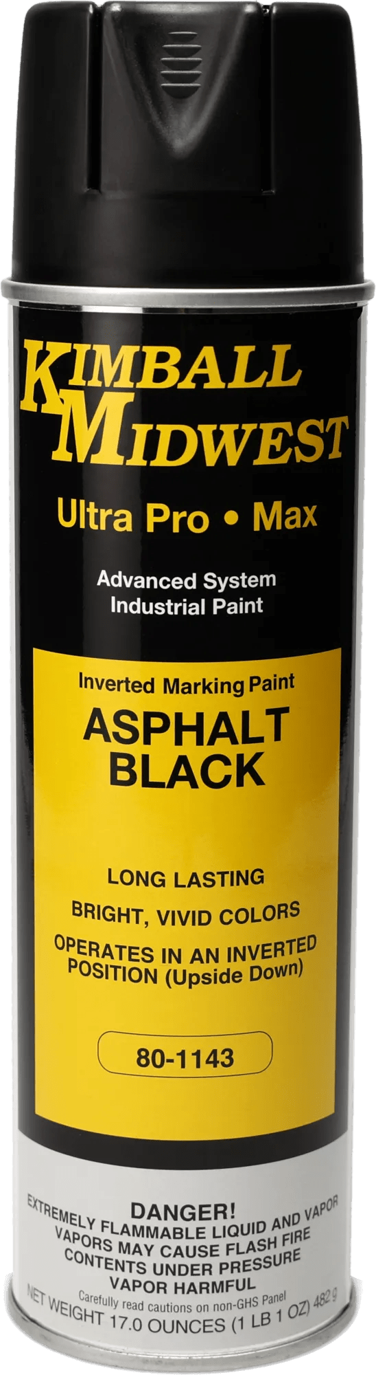 Black Inverted Marking System Water-Based Paint - 20 oz. Can