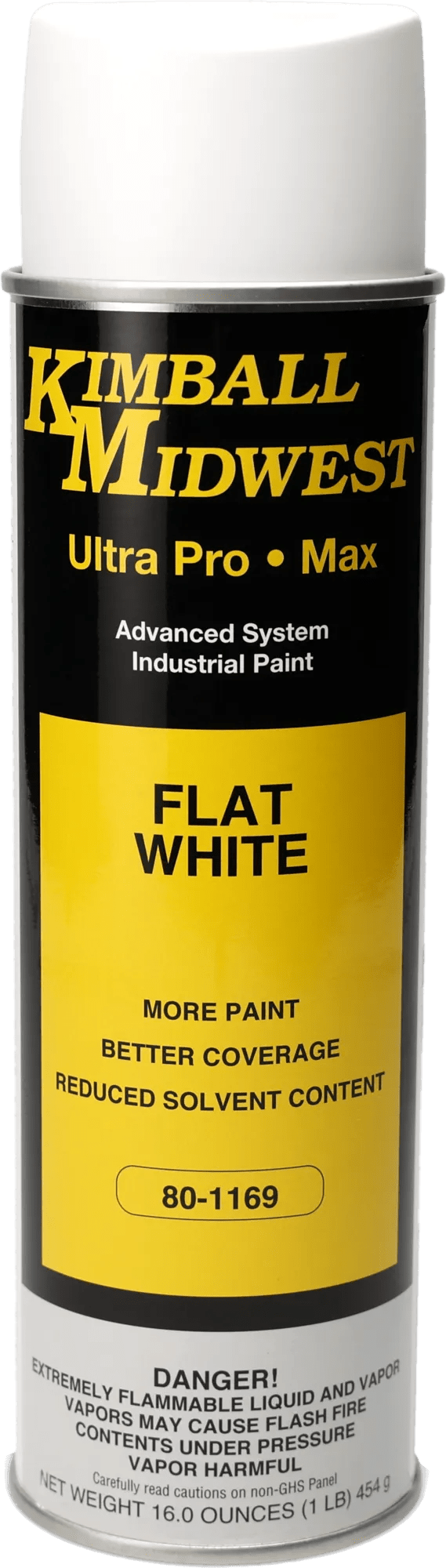Flat White Ultra Pro•Max Oil-Based Enamel Spray Paint - 20 oz. Can - 12 Pack
