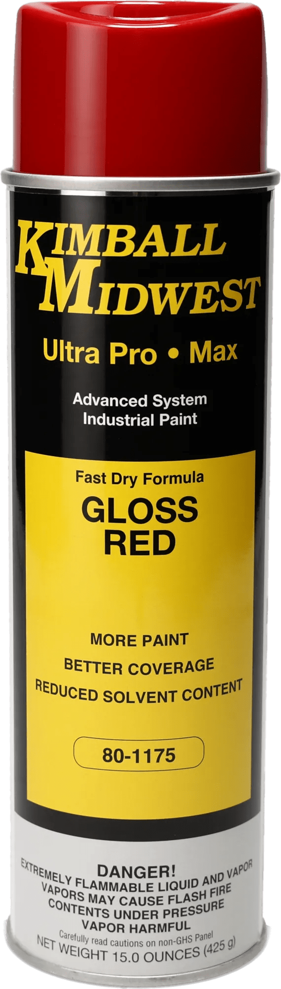 Gloss Red Ultra Pro•Max Fast-Dry Industrial Spray Paint - 20 oz. Can