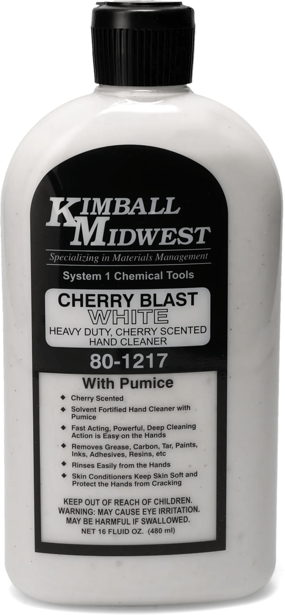 Cherry Blast White Hand Cleaner - 16 oz. - Case