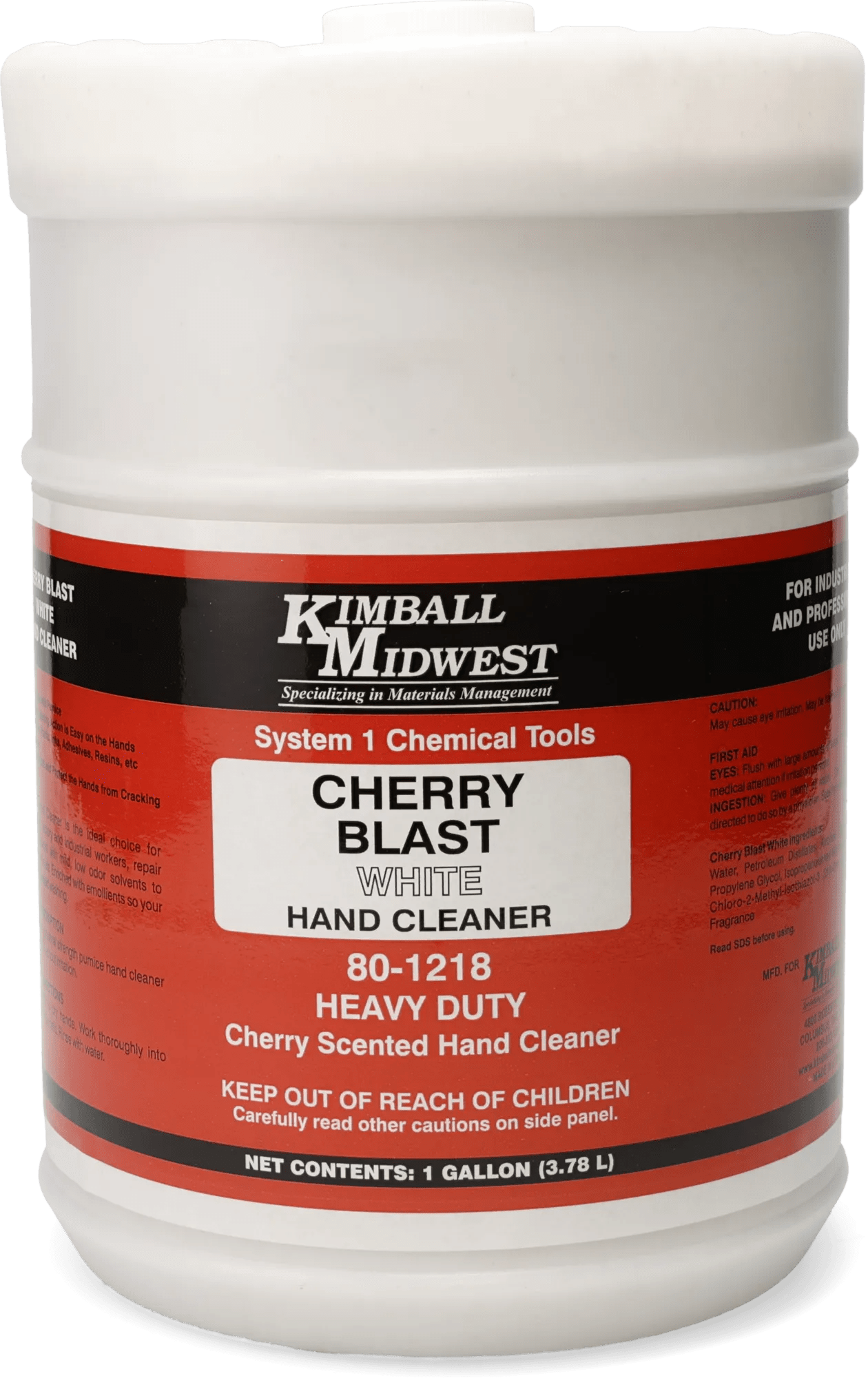 Cherry Blast White Hand Cleaner - 1 gal