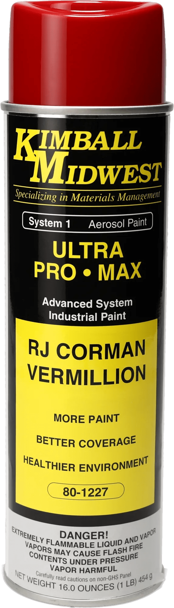 RJC Vermillion Ultra Pro•Max Oil-Based Enamel Spray Paint - 20 oz. Can