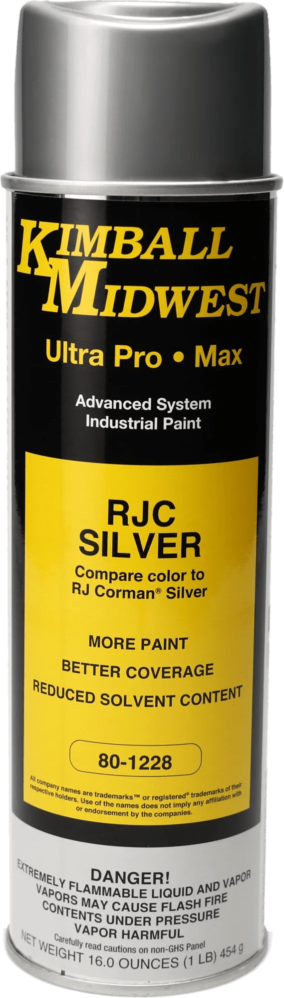 RJC Silver Ultra Pro•Max Oil-Based Enamel Spray Paint - 20 oz. Can