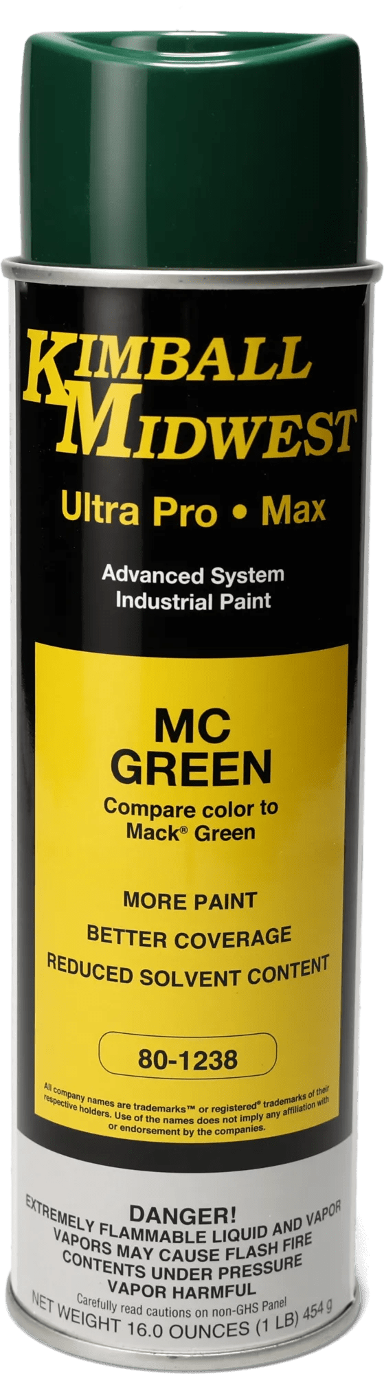 MC Green Ultra Pro•Max Oil-Based Enamel Spray Paint - 20 oz. Can
