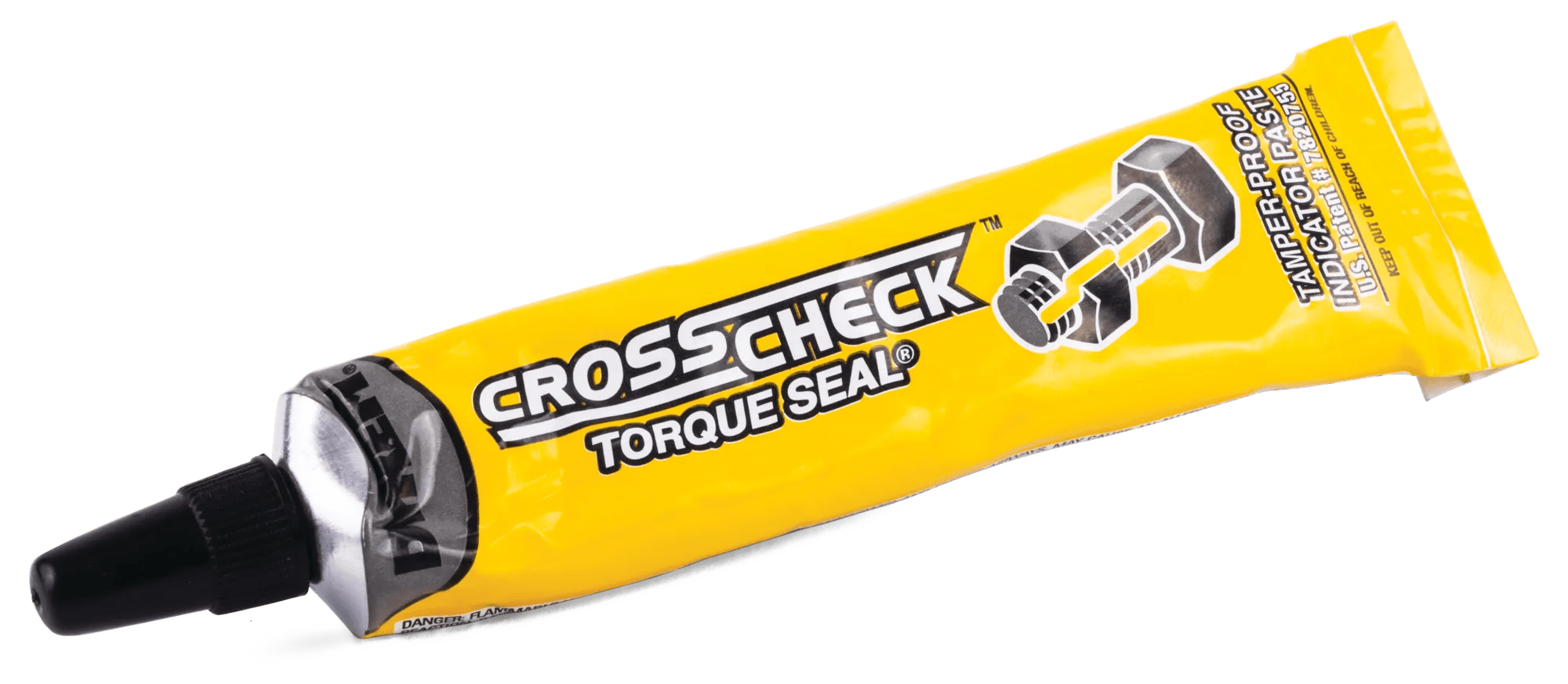 Yellow Cross Check™ Tamper Proof Torque Mark - 1 oz.