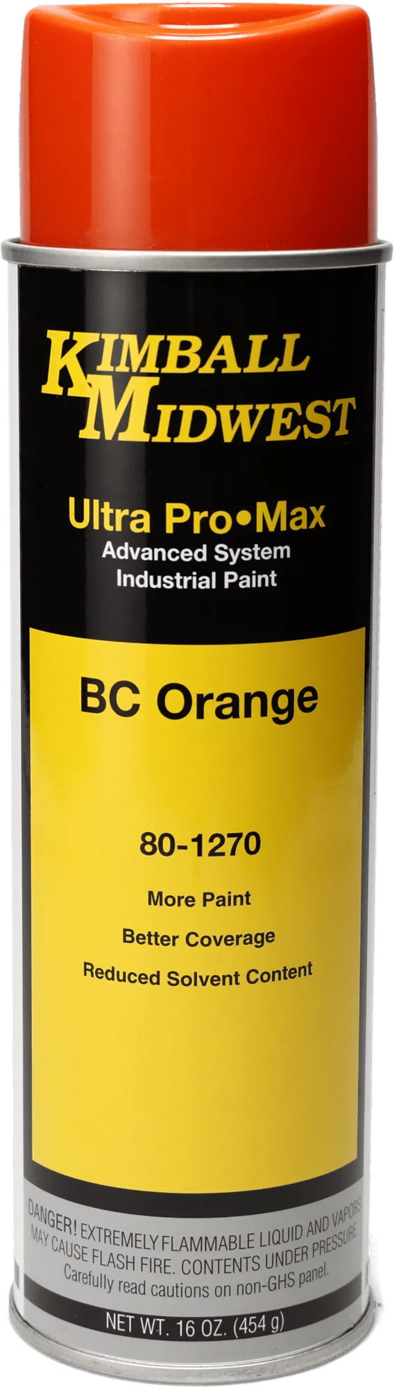 BC Orange Ultra Pro•Max Oil-Based Enamel Spray Paint - 20 oz. Can
