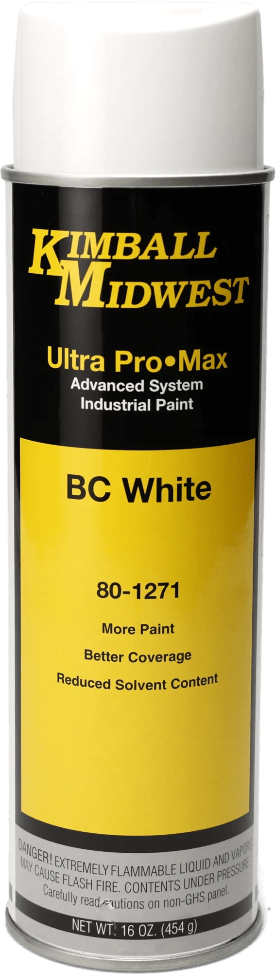 BC White Ultra Pro•Max Oil-Based Enamel Spray Paint - 20 oz. Can