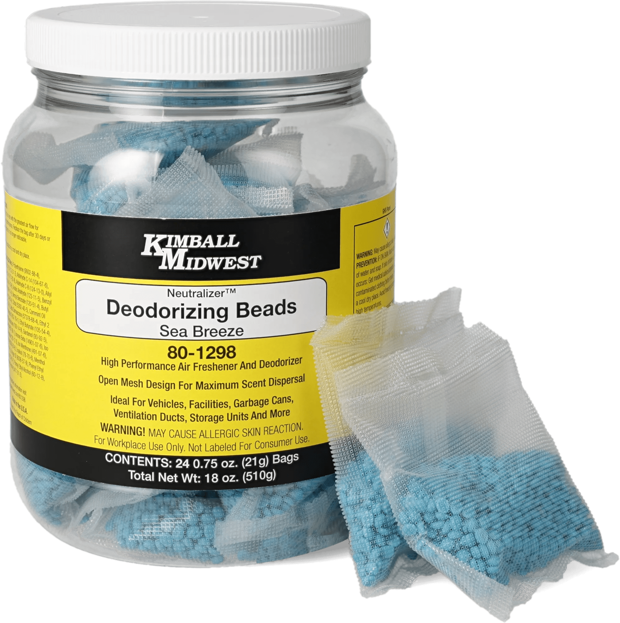 Neutralizer™ Sea Breeze Deodorizing Beads - 24 - 1 oz. Bags - Single Pack