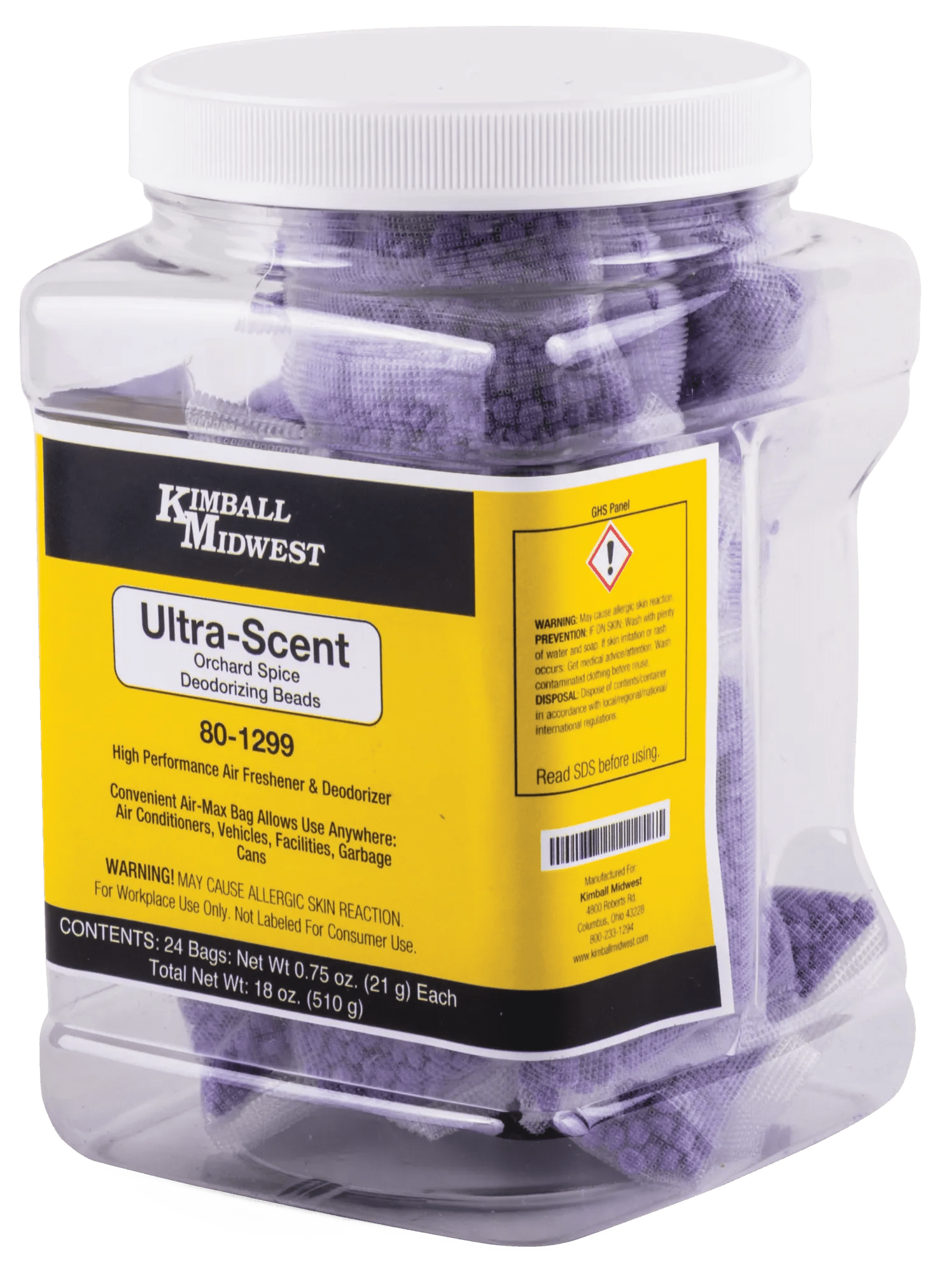 Orchard Spice Ultra-Scent Deodorizing Beads - 24 - 1 oz. Bags