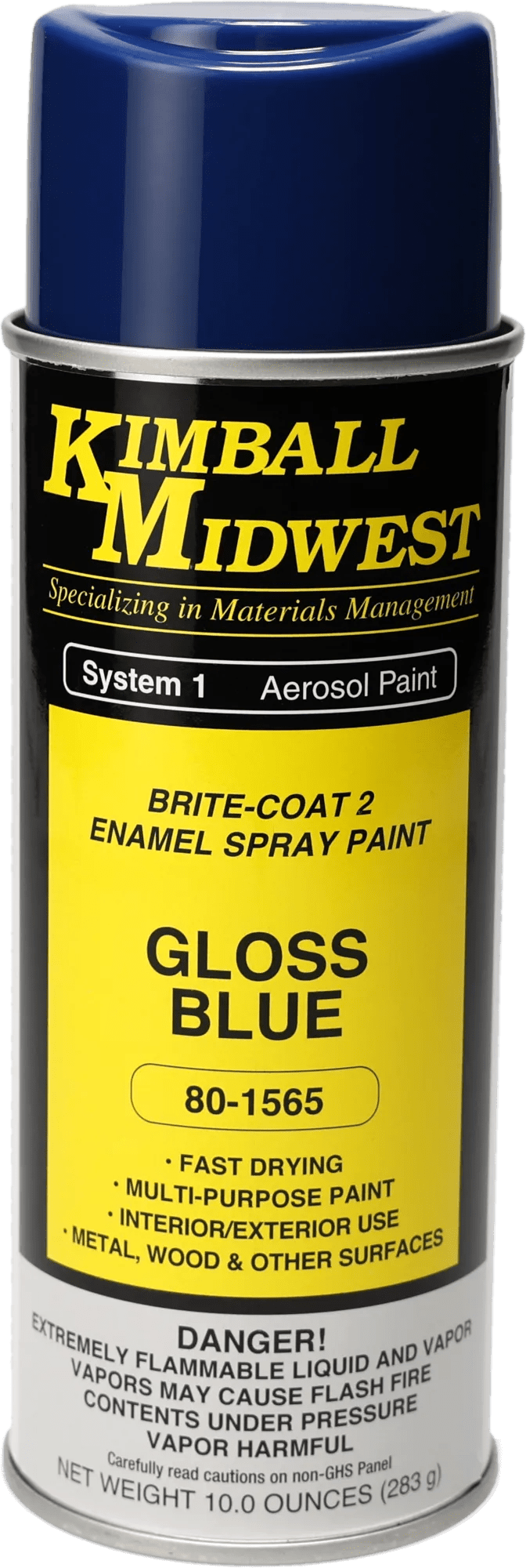 Gloss Blue Brite-Coat 2 Enamel Spray Paint - 16 oz. Can - 12 Pack