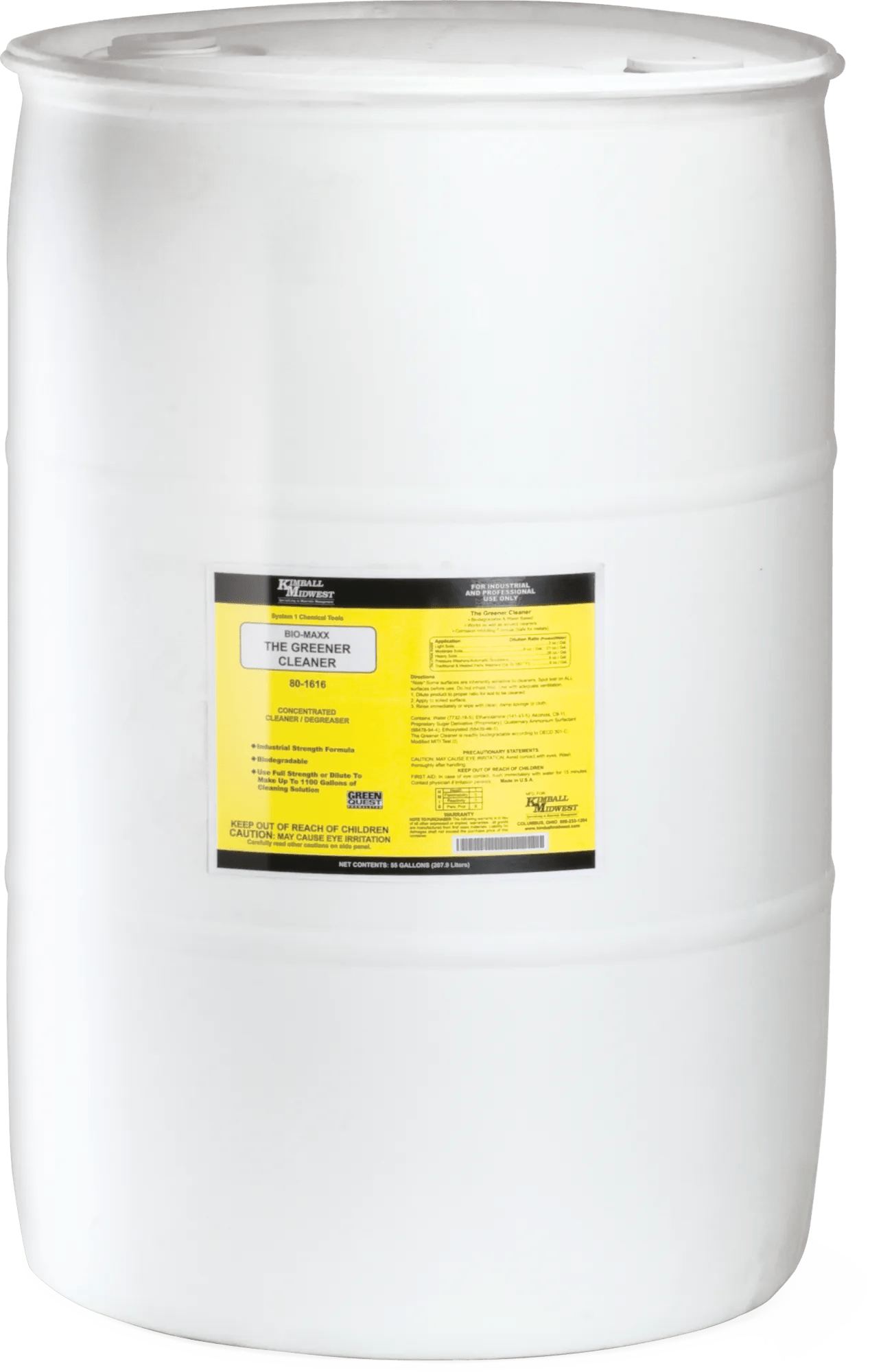 Bio-Maxx™ The Greener Cleaner - 55 gal Drum