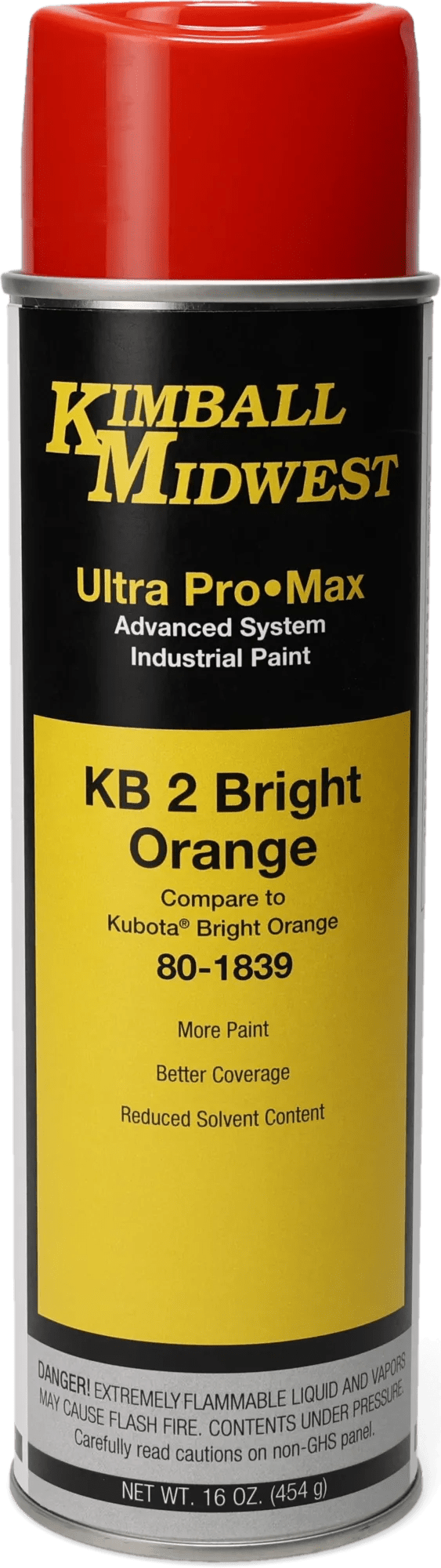 KB 2 Bright Orange Ultra Pro•Max Spray Paint - 20 oz. Can