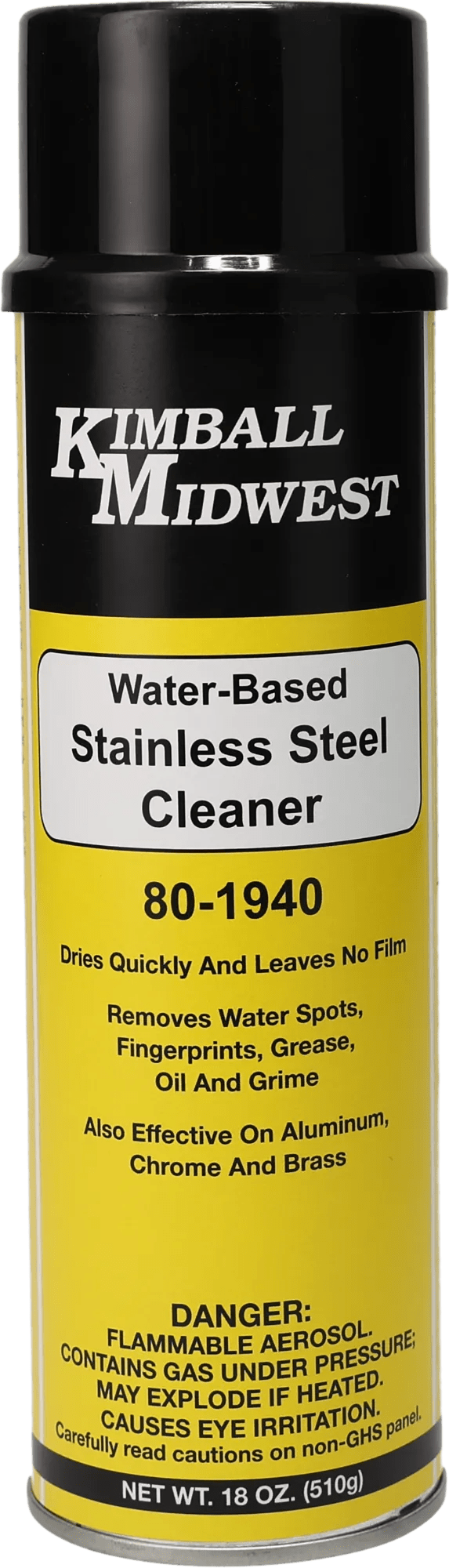 Water-Based Foaming Formula Stainless Steel Cleaner