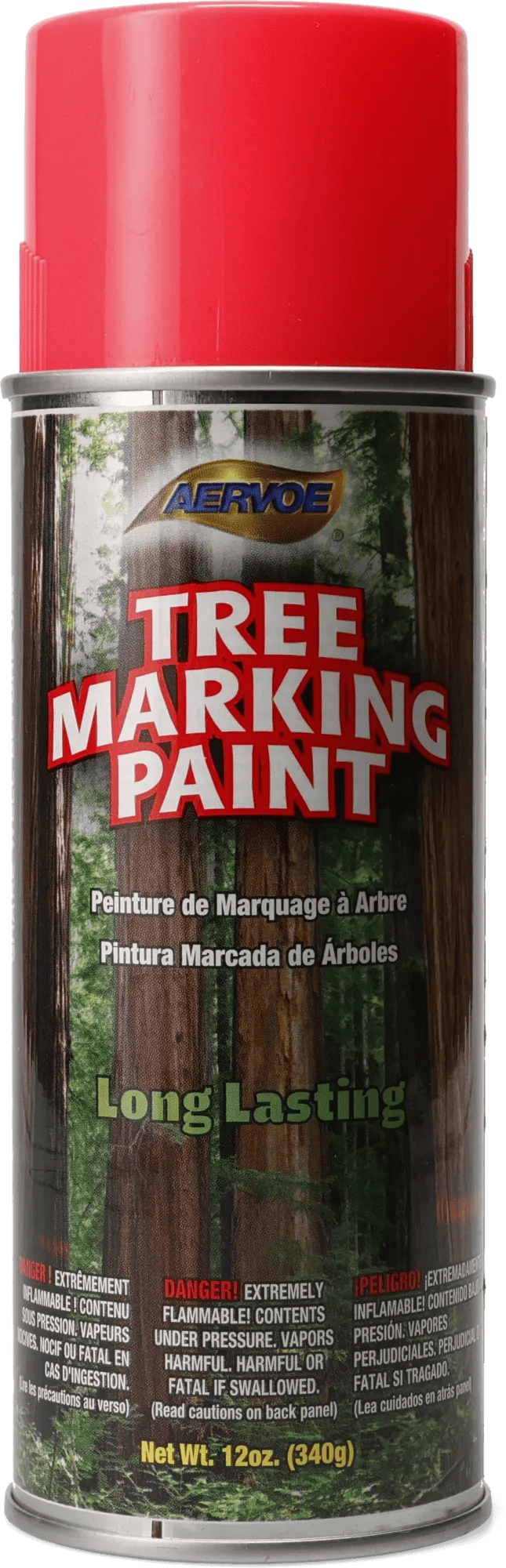 Flourescent Pink Tree Marking Paint - 16 oz. Can - 12 Pack