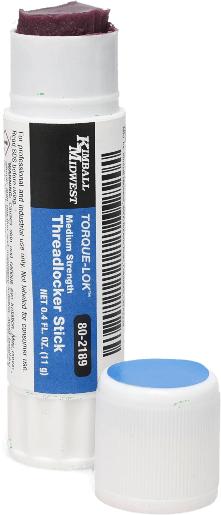 Torque-Lok™ Medium Strength Blue Formula Threadlocker - .39 oz. Stick